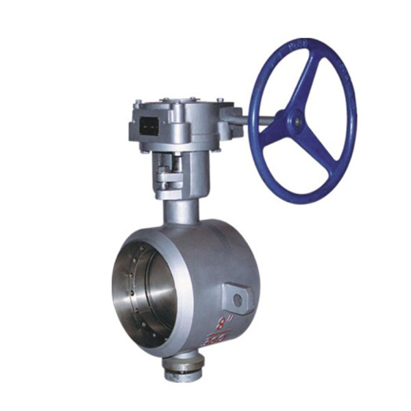 Butt/weld three-eccentric hard-sealing butterfly valve